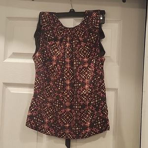 Tory Burch sleeveless geometric bouse